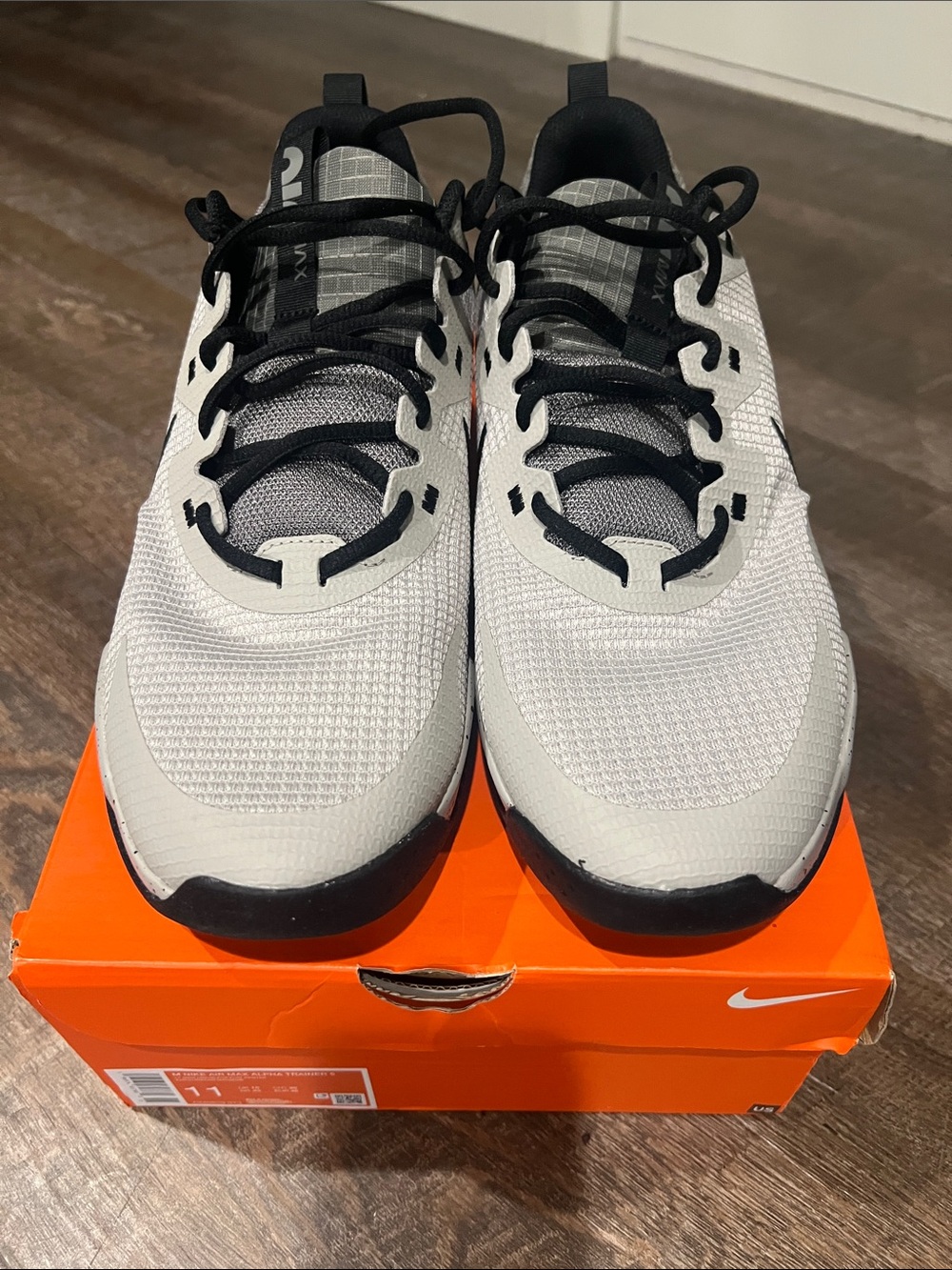 Nike Mens Air Max Alpha Trainer 5 LT Iron Ore/Black-Flat Pewter Size 11 - Picture 3 of 10